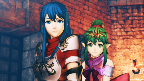 Blessed image of Caeda and Tiki