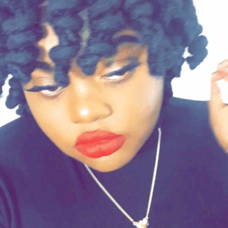 afrodesiacworldwide:  ebonyygoddess  This Colourpop Lipstick looks nice on my skin.