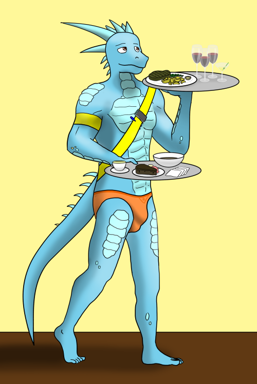 “Ahhh you’re in time for lunch, please wait as I serve other customers their lunch. I’ll be waiting on you in just a small moment~”