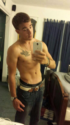 dudes-exposed:  Dudes Exposed Exclusive: Post #2 of Andrew—the sexy Military stud that you all voted for a few posts ago. Stay tuned for some seriously sexy videos of Andrew showing off his body, Jerking off and moaning!