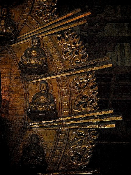 japaneseaesthetics:  Old carving in Todai-ji Temple, Kyoto, Japan
