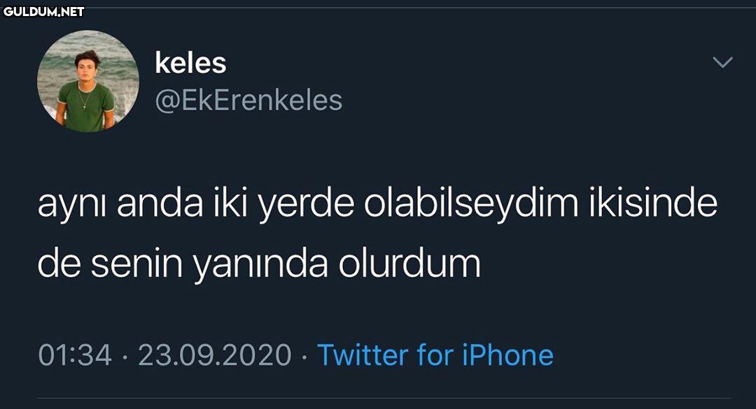 keles @EkErenkeles aynı...