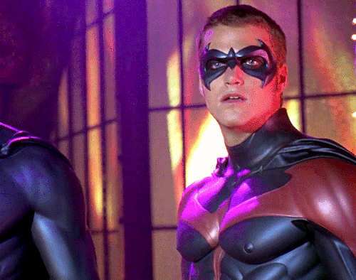 halfknife:  netvvork:      Chris O'Donnell in Batman &amp; Robin (1997) dir. Joel Schumacher   They,… knew what they were doing 