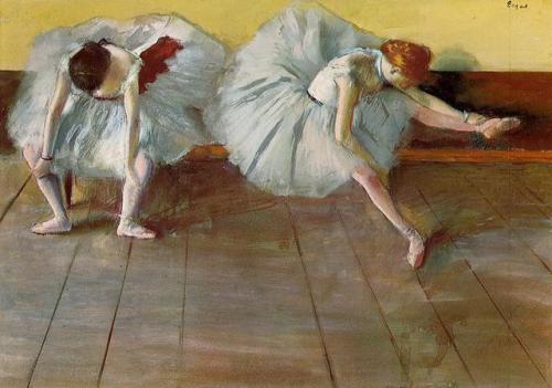 Edgar Degas - Two Ballet Dancers (c. 1879)