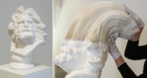Artist Li Hongbo Creates Incredibly Flexible Sculptures By Gluing Up To 20,000 Individual Sheets Of Thin,