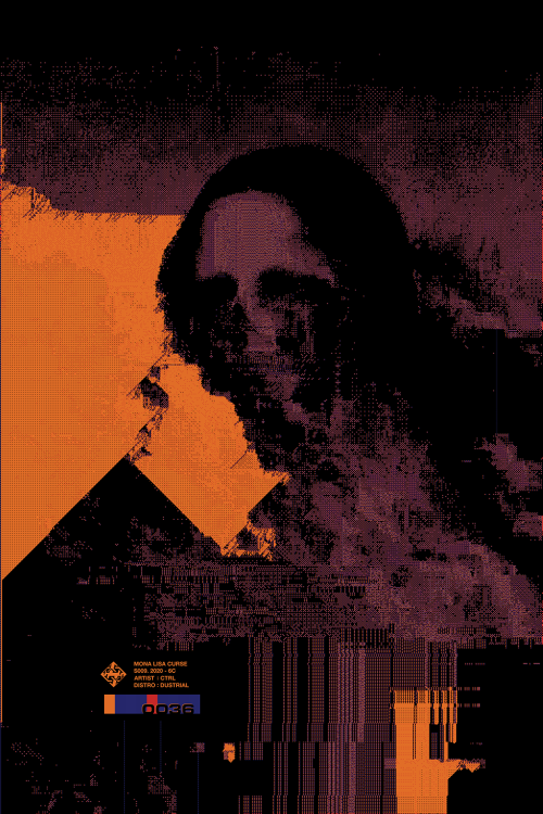 dustrial-inc: Mona Lisa Curse Slide 009128 Variations, Print run: 1 Mona Lisa Curse