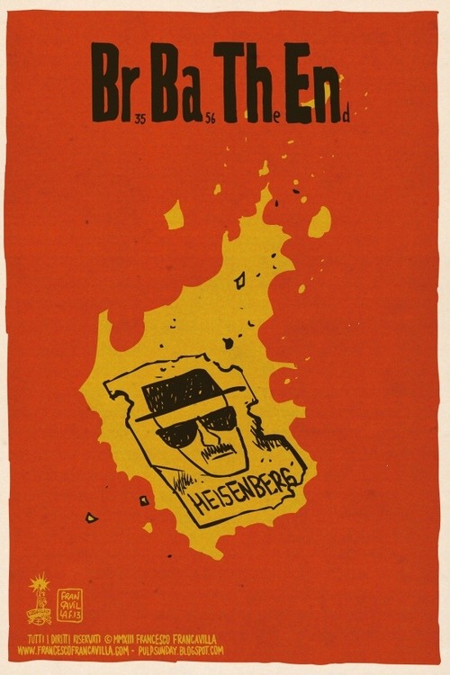 brain-food:  Breaking Bad Posters by Francesco Francavilla