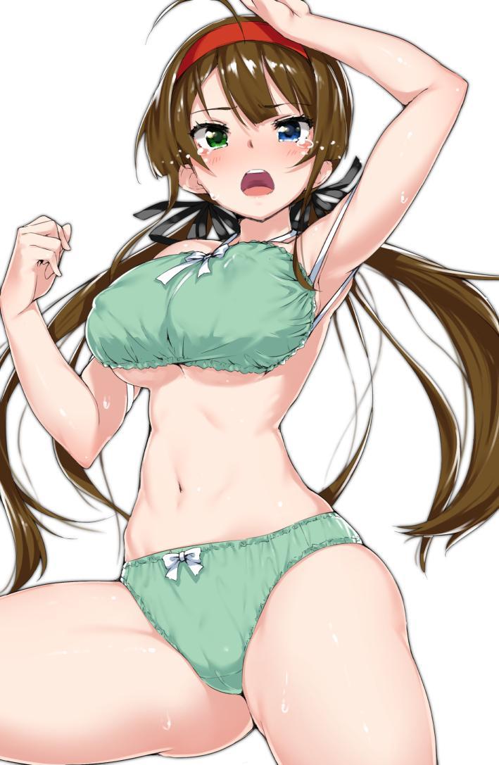 proji:  ぴずさんはTwitterを使っています: “両備ちゃんに新開発ブラを試着していただいた