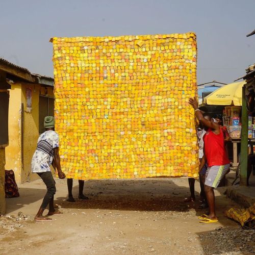 “THE WISHING WELL”  Last Friday through to Sunday, Serge Attukwei Clottey @afrogallonism