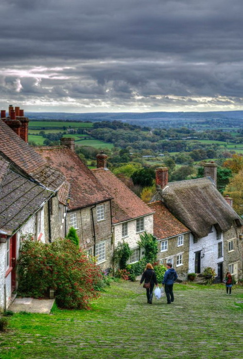 Up and down the hill, Shaftesbury / England (by Dane Gardner).