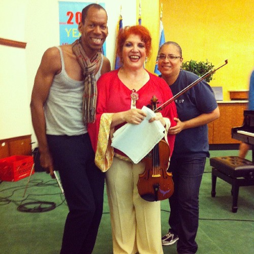 beautbyblane:  Denise & I here with The Queen of Violin, Rozanna Weinberger, after an extraordin