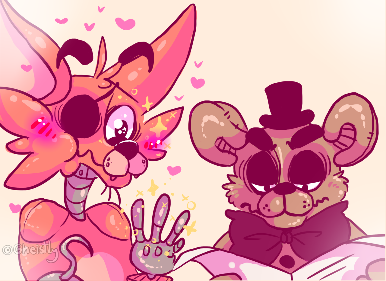 gheistly:  Foxy always loves to tell Bonnie about the lil things that happen between