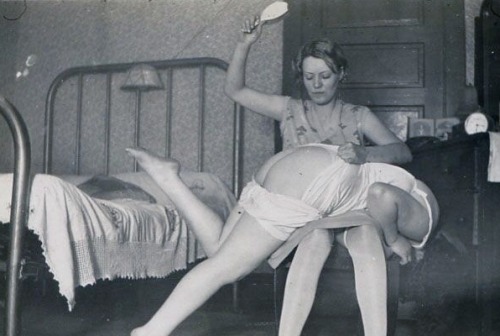 saltee1: Good Old fashioned spanking was always in style :o)  Mom still knows how to handle her hair