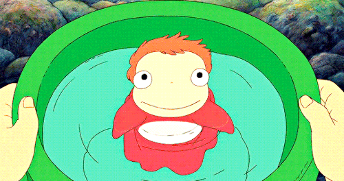 henrycavillary:PONYO (2008)  dir. Hayao MiyazakiPonyo loves Sosuke! I will be a human, too!HAAAAAM!!