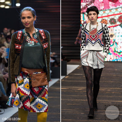 Gipsy Tights on the AW15 catwalk at Pure London 2015.