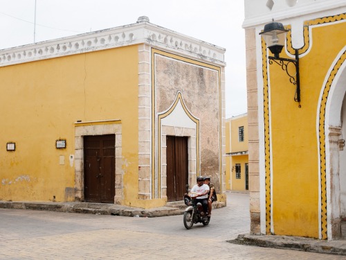 clubmonaco:Riding through The Yellow City; Izamal, Mexico.