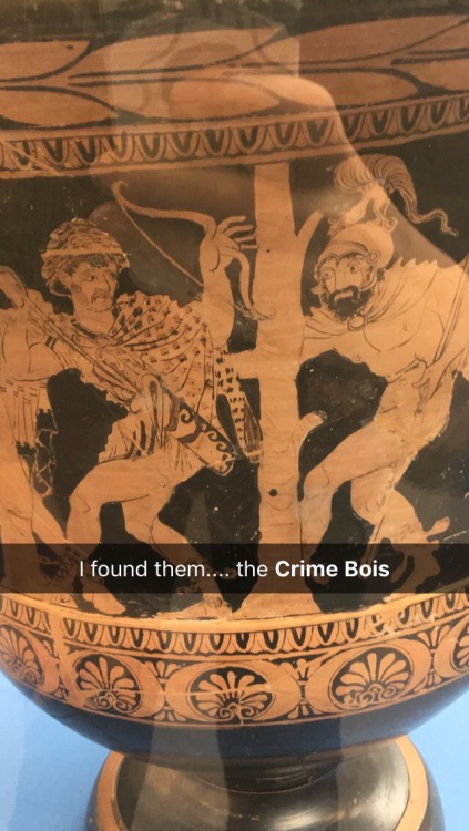 publiusvergiliusmaro:look whomst i found in the museum today…. it’s Them… the Murder Bros…