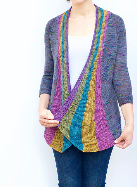 knithacker:Oh, Hello Rainbow Party Cardi … Come On Over Here and Let Me Knit You! wp.