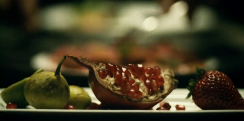 Still life of lemon and pomegranate on table-top - Jabob van Hulsdonck (1582-1647) - Private Collect