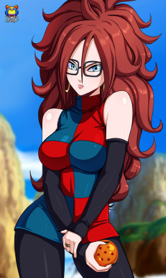 Kyoffie: #Android21 Done! Https://Www.patreon.com/Posts/Android-21-15574208#Dragonballfighterz