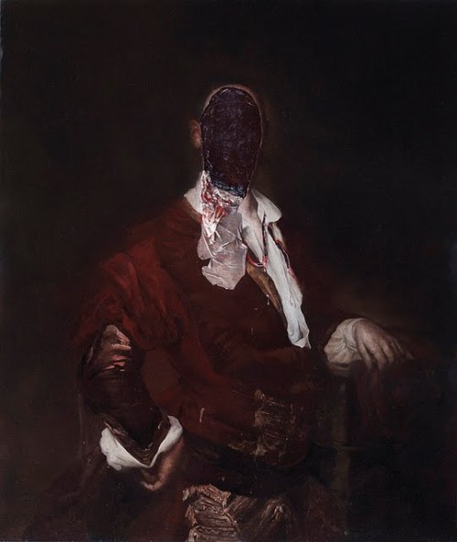 sixpenceee:The following pieces of morbid art are by Nicola Samori, a 35 year old Italian artist. He says “My work stems from fear: fear of the body, of death, of men. I think my nature as an artist is something like feeling hopeless. Works are just