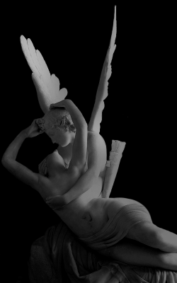 decomposion:   Art history meme (x) - 2/7 sculptures/other media - Psyche Revived by Cupid’s Kiss by Antonio Canova 