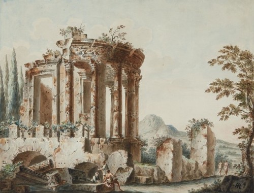 Charles-Louis Clerisseau“View of Hadrian’s Villa at Tivoli”