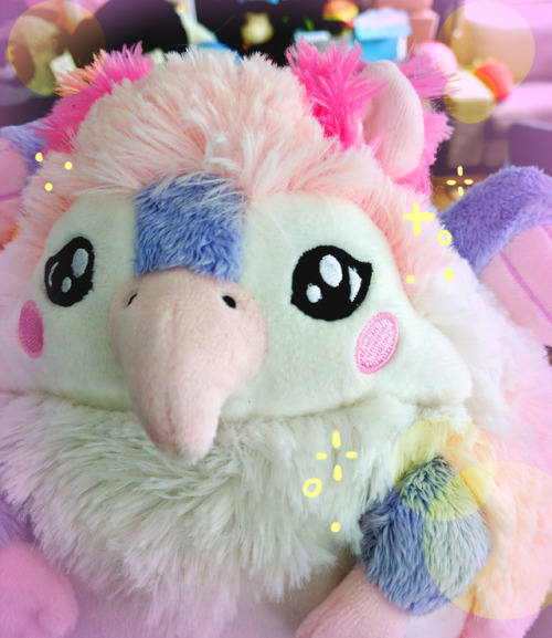 squishabledotcom: Pretty in pink!! While not quite the final colors, the Fairy Griffin has made its 