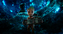 greenarrow:I am Groot! – What’s that?He says “Welcome to the frickin’ Guardians of the Galaxy,” only he didn’t use frickin.