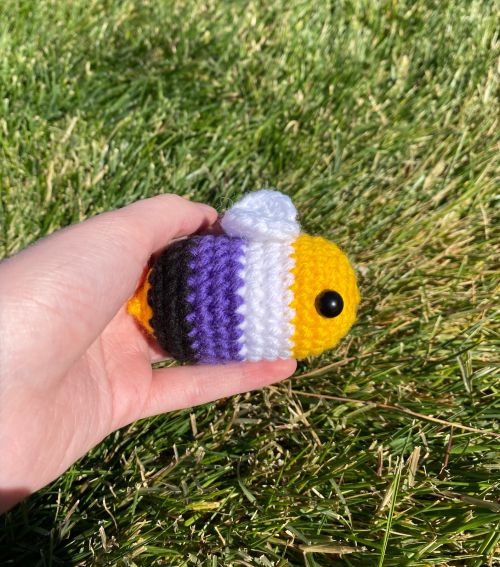 newlullabies:custom pride crochet amigurumi by SavStitchery