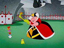 disneygoldmine:  Queen of Hearts: Do you play croquet?  Alice: Why, yes, Your Majesty.
