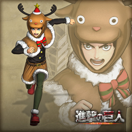 Porn photo First look at Armin, Eren, Levi, and Mikasa’s “Christmas”