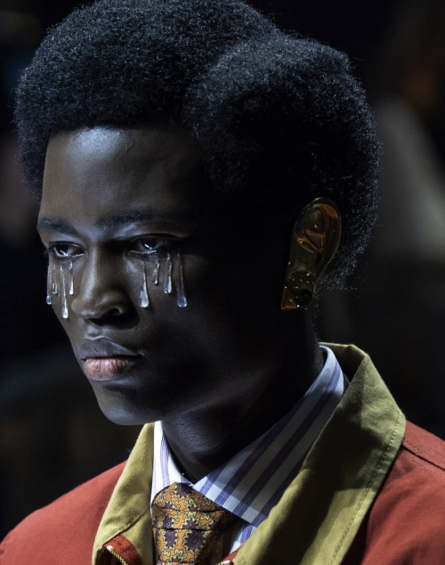 pocmodels:“Ibrahim Kamara at Gucci FW 19”