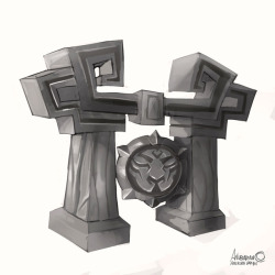 azerothin365days: at the Temple of the White Tiger   Follow me and check out my daily sketches!TWITTER     INSTAGRAM   