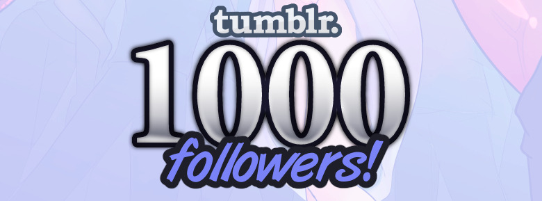 sunsetniva:  We reached more than 1000 followers on tumblr!!! Thank you so much for