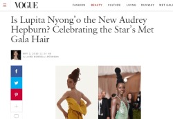 onlyblackgirl:   Lupita out here draggin