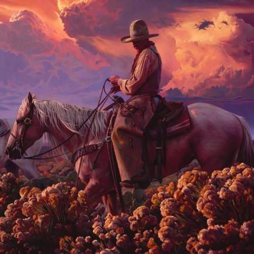 crossconnectmag:Paintings by Mark MaggioriMark Maggiori is a French artist who paints modern cowboys