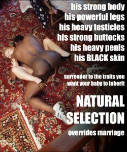 Natural-Selection-Ftw:  Natural Selection Overrides Marriage 