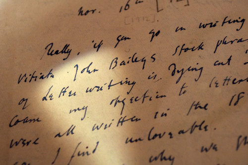 benkiemphoto:Assorted letters from Virginia Woolf at the Smith College Rare Book Room