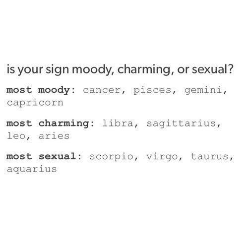 Which zodiac sign is the most sexual