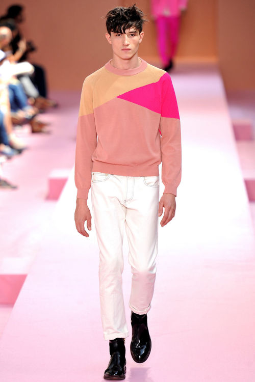 model-hommes:Jester White for Paul Smith S/S 2014 Paris.