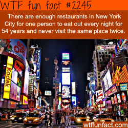 wtf-fun-factss:  How many restaurants in New York City?  - WTF fun facts