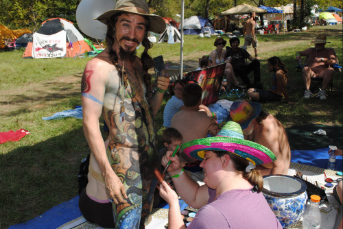 publiccfnmcock: I would hate having my cock painted by some strange woman.  No wait, I would lo