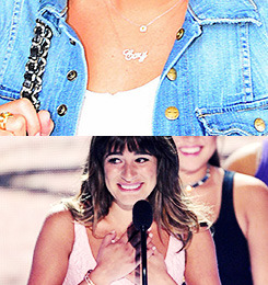 finchel-frenzy:Lea Michele + little reminders of Cory