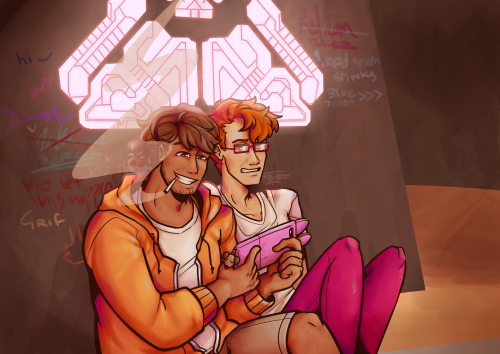 bkanvas-fairy:its them. theyre 19 now. and how are they not married. stayed up to finish this before