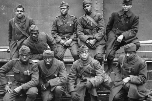 (via The 369th Infantry Regiment (better known as the Harlem Hellfighters) served on the front lines