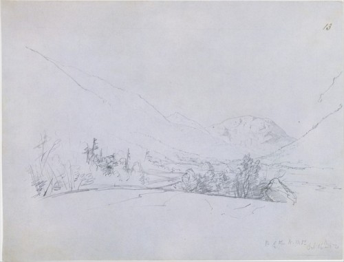 North of the White Mountains, John Frederick Kensett, 1850, American Paintings and SculptureGift of 