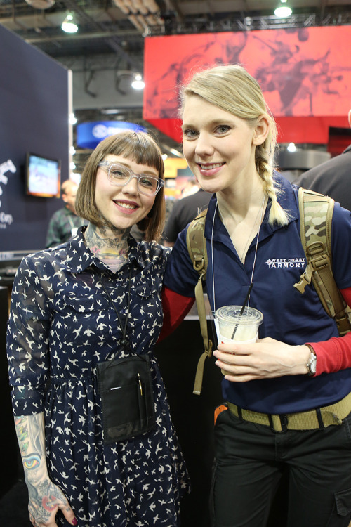 Rachel of AAC with Gracie of West Coast Armory