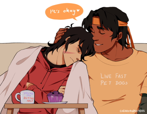 cherryandsisters: how to calm down a sleep deprived keith: guide by hunk 