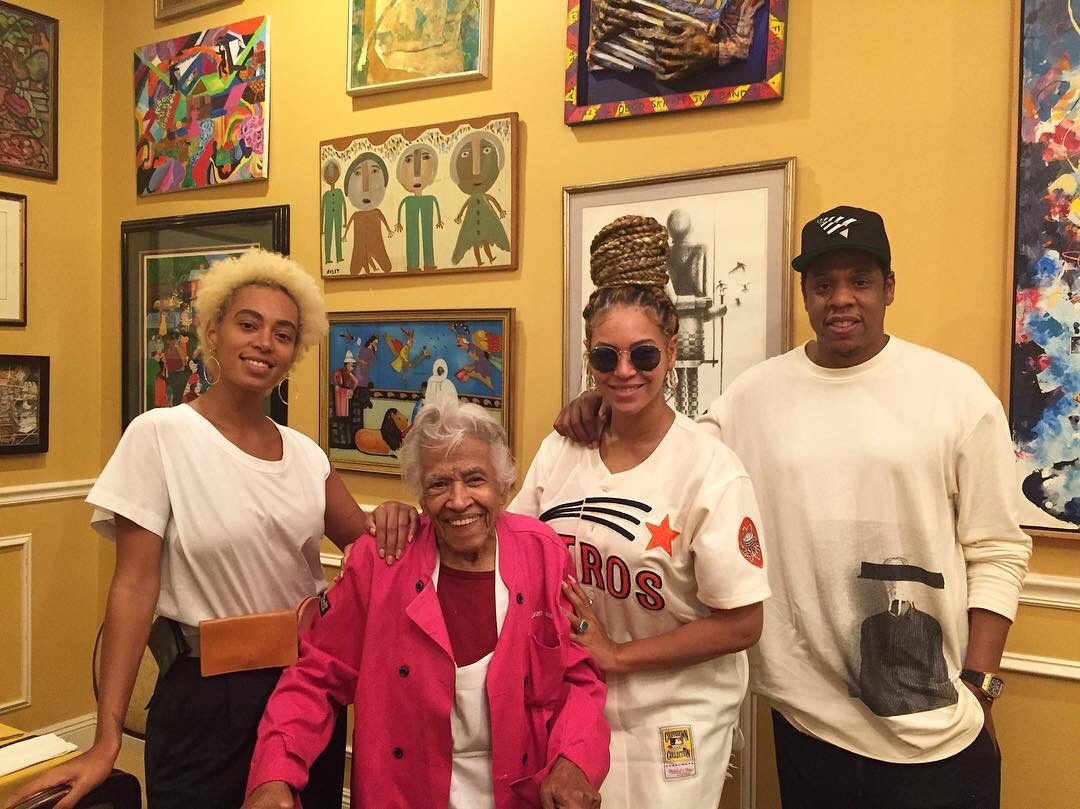 jayoncecarter:  November 8, 2017Solange, Beyoncé, JAY-Z at Dooky Chase’s Restaurant